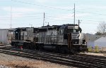 NS 3018 & 713 sit in Glenwood Yard